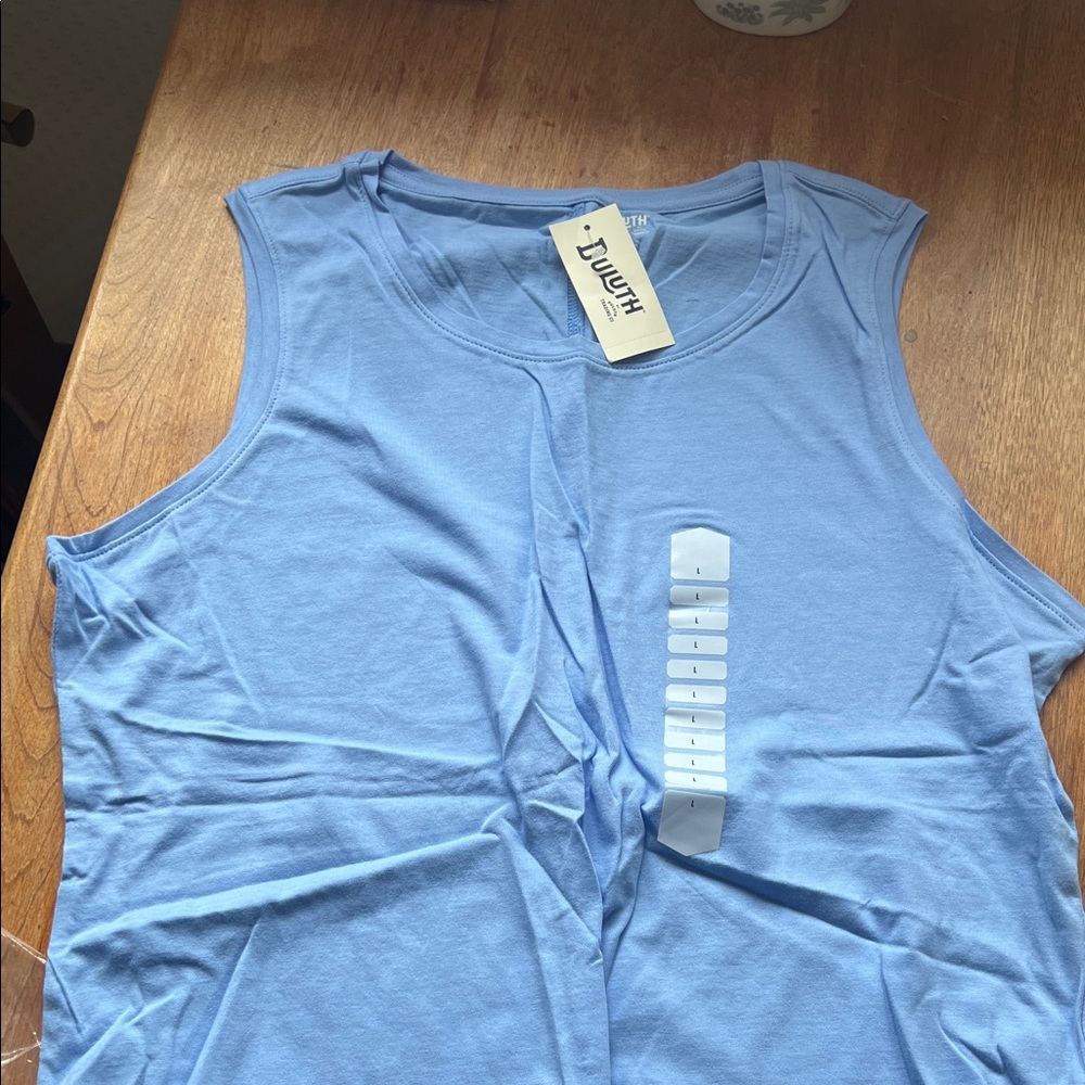 Duluth Trading Co. Light Blue Pullover
